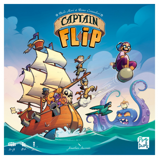 Captain Flip i gruppen SELSKABSSPIL / Familiespil hos Spelexperten (PPUCF01EN)