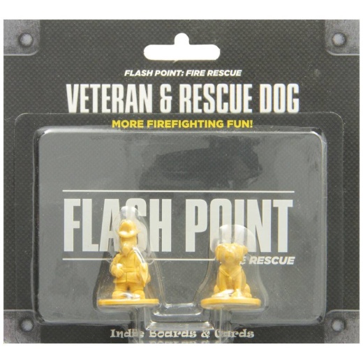 Flash Point: Fire Rescue - Veteran & Rescue Dog (Exp.) i gruppen SELSKABSSPIL / Udvidelser hos Spelexperten (PSI-FPA1)