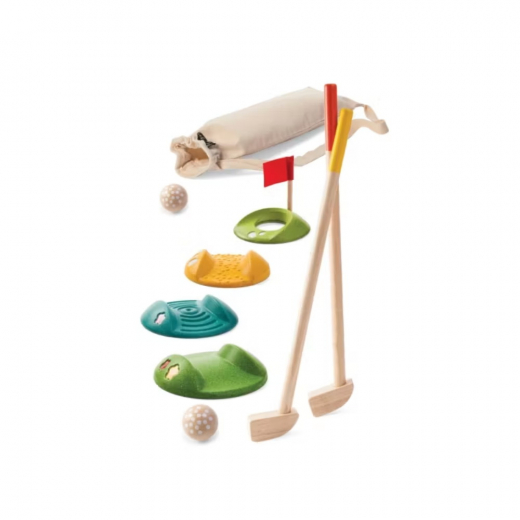 PlanToys Minigolf  i gruppen LEGETØJ / Børne- & baby / Børne- og babylegetøj hos Spelexperten (PT5683)