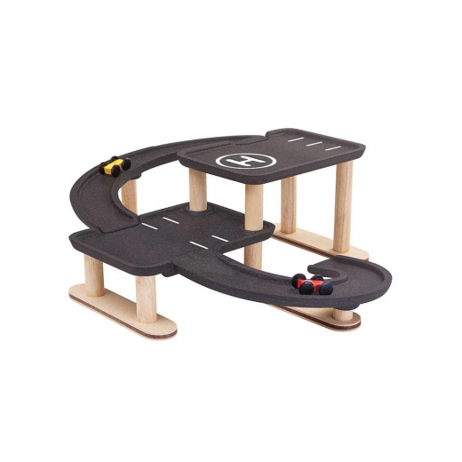 PlanToys Race N Play Bilgarage i gruppen LEGETØJ / Børne- & baby / Børne- og babylegetøj hos Spelexperten (PT6270)