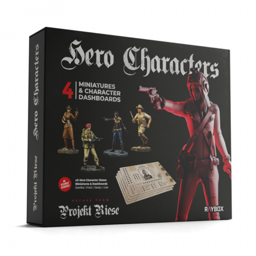 Escape from Projekt Riese - Hero Characters i gruppen SELSKABSSPIL / Udvidelser hos Spelexperten (PU-EFPR254M)