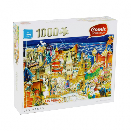 Puslespil: Comic Collection Las Vegas 1000 Brikker i gruppen PUSLESPIL / 1000 brikker hos Spelexperten (PU05201)