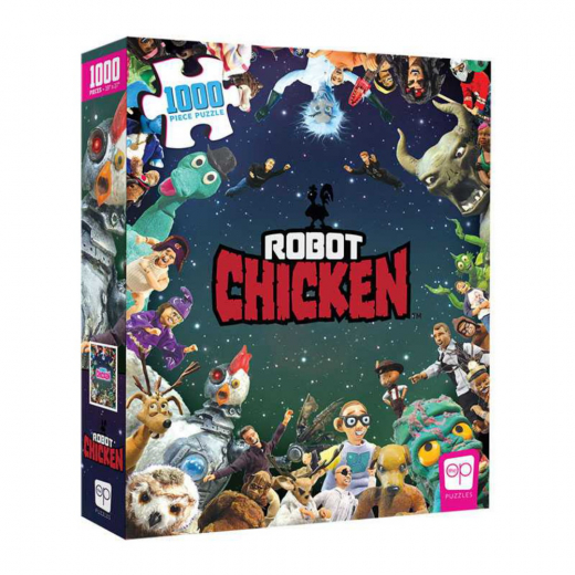 Usaopoly Puslespil: Robot Chicken - It Was Only a Dream 1000 Brikker i gruppen PUSLESPIL / 1000 brikker hos Spelexperten (PZ010-671)