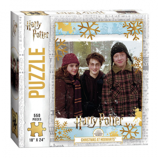 Usaopoly Puslespil Harry Potter - Christmas at Hogwarts 550 Brikker i gruppen PUSLESPIL / < 750 brikker hos Spelexperten (PZ010-686)