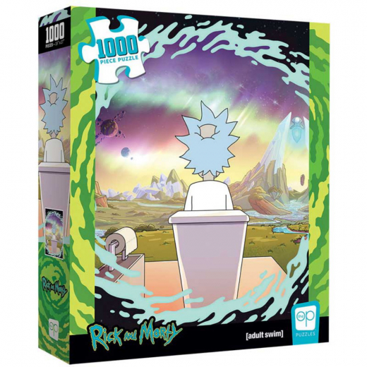 Usaopoly Puslespil: Rick and Morty - Shy Pooper 1000 Brikker i gruppen  hos Spelexperten (PZ085-666)