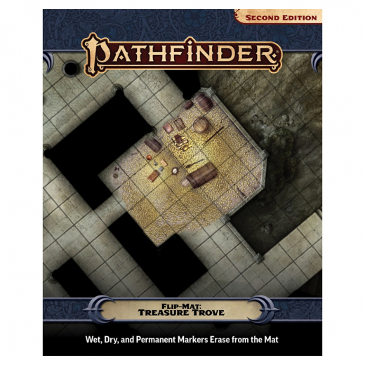 Pathfinder RPG: Flip-Mat - Treasure Trove i gruppen SELSKABSSPIL / Rollespil / Pathfinder hos Spelexperten (PZO11014FM)