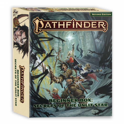 Pathfinder RPG: Beginner Box - Secrets of the Unlit Star i gruppen SELSKABSSPIL / Rollespil / Pathfinder hos Spelexperten (PZO12013BX)