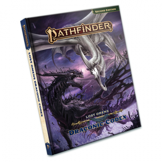 Pathfinder RPG: Lost Omens - Draconic Codex i gruppen SELSKABSSPIL / Rollespil / Pathfinder hos Spelexperten (PZO13007HC)