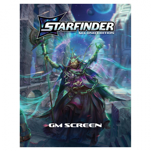 Starfinder RPG: GM Screen i gruppen SELSKABSSPIL / Rollespil / Starfinder hos Spelexperten (PZO20001MC)