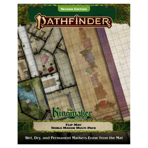 Pathfinder RPG Flip-Mat: Kingmaker - Noble Manor Multi-Pack i gruppen SELSKABSSPIL / Rollespil / Pathfinder hos Spelexperten (PZO2029)