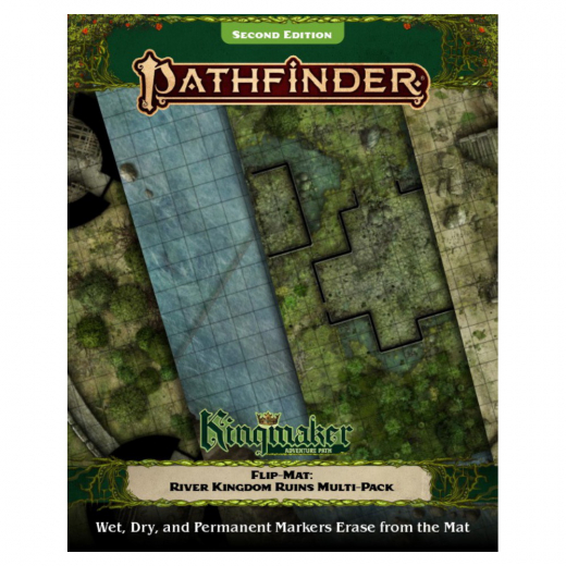 Pathfinder RPG Flip-Mat: Kingmaker - River Kingdoms Ruins Multi-Pack i gruppen SELSKABSSPIL / Rollespil / Pathfinder hos Spelexperten (PZO2030)