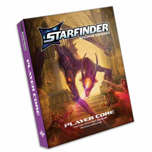 Starfinder RPG: Player Core Pocket Edition i gruppen SELSKABSSPIL / Rollespil / Starfinder hos Spelexperten (PZO22001PE)