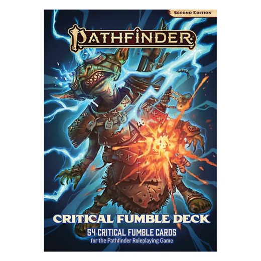 Pathfinder RPG: Critical Fumble Deck i gruppen SELSKABSSPIL / Rollespil / Pathfinder hos Spelexperten (PZO2206)