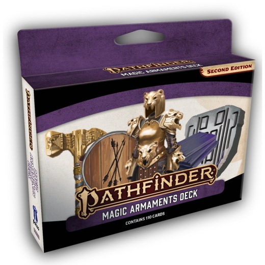 Pathfinder RPG: Magic Armaments Deck i gruppen SELSKABSSPIL / Rollespil / Pathfinder hos Spelexperten (PZO2222)