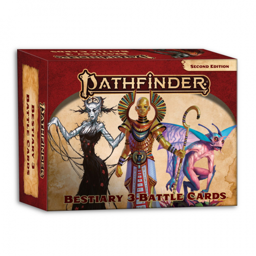 Pathfinder RPG: Bestiary 3 Battle Cards i gruppen SELSKABSSPIL / Rollespil / Pathfinder hos Spelexperten (PZO2226)