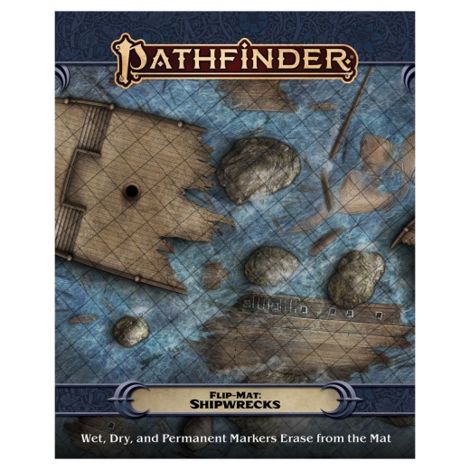 Pathfinder RPG: Flip-Mat - Shipwrecks i gruppen SELSKABSSPIL / Rollespil / Pathfinder hos Spelexperten (PZO30113)