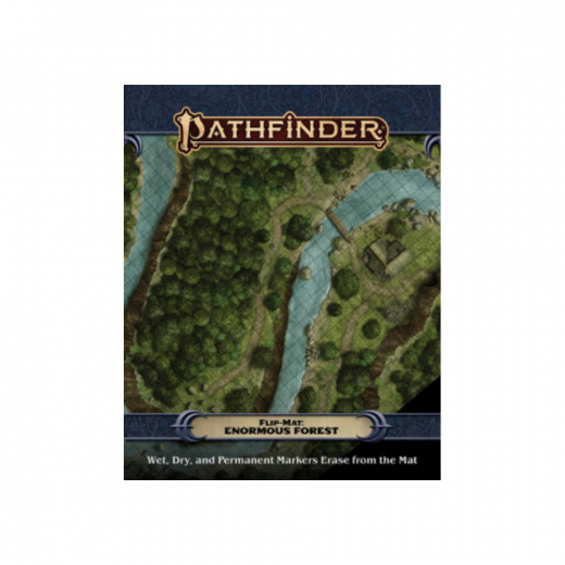 Pathfinder RPG: Flip-Mat - Enormous Forest i gruppen SELSKABSSPIL / Rollespil / Pathfinder hos Spelexperten (PZO30118)