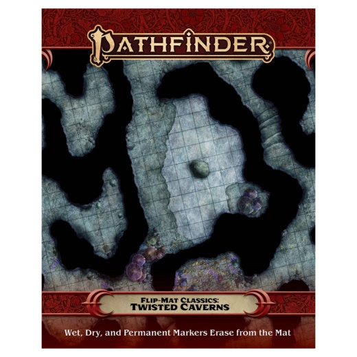 Pathfinder RPG: Flip-Mat Classics - Twisted Caverns i gruppen  hos Spelexperten (PZO31034)