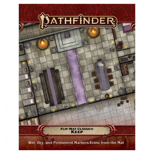 Pathfinder RPG: Flip-Mat Classics - Keep i gruppen SELSKABSSPIL / Rollespil / Pathfinder hos Spelexperten (PZO31038)