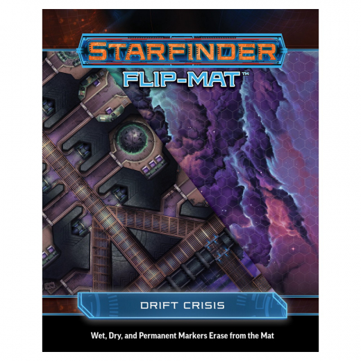 Starfinder RPG: Flip-Mat - Drift Crisis i gruppen SELSKABSSPIL / Rollespil / Starfinder hos Spelexperten (PZO7331)