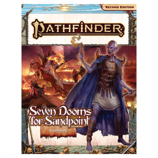Pathfinder RPG: Adventure Path - Seven Dooms for Sandpoint (Softcover) i gruppen SELSKABSSPIL / Rollespil / Pathfinder hos Spelexperten (PZO90200SC)