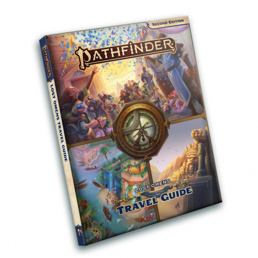 Pathfinder RPG: Lost Omens - Travel Guide i gruppen SELSKABSSPIL / Rollespil / Pathfinder hos Spelexperten (PZO9313)