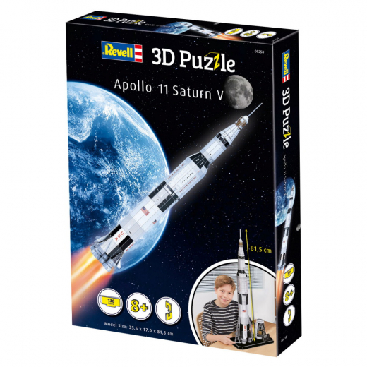 Revell - Apollo 11 Saturn V i gruppen PUSLESPIL / 3D puslespil hos Spelexperten (R-00250)