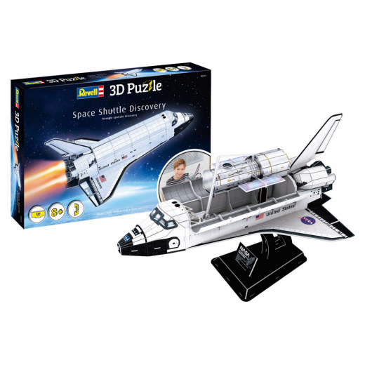 Revell - Space Shuttle Discovery i gruppen PUSLESPIL / 3D puslespil hos Spelexperten (R-00251)