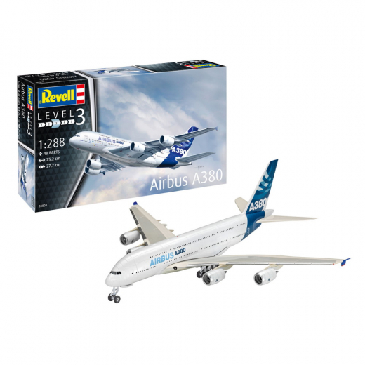 Revell - Airbus A380 1:288 i gruppen PUSLESPIL / Modelbygning / Revell / Køretøj hos Spelexperten (R-03808)