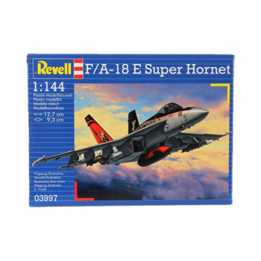 Revell - F/A-18E Super Hornet 1:144 - 63 Pcs i gruppen PUSLESPIL / Modelbygning / Revell / Køretøj hos Spelexperten (R-03997)