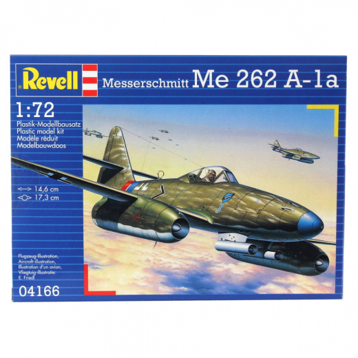 Revell - Messerschmitt Me 262 A-1a 1:72 - 56 Pcs i gruppen PUSLESPIL / Modelbygning / Revell / Kampkøretøjer hos Spelexperten (R-04166)