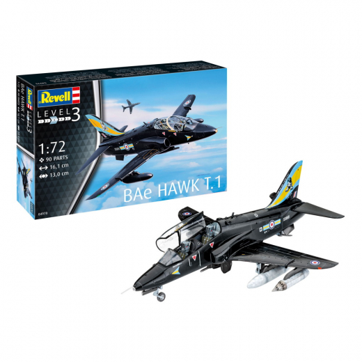 Revell - BAe Hawk T.1 1:72 i gruppen PUSLESPIL / Modelbygning / Revell / Kampkøretøjer hos Spelexperten (R-04970)