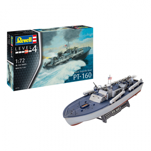 Revell - Patrol Torpedo Boat PT-160 1:72 i gruppen PUSLESPIL / Modelbygning / Revell / Kampkøretøjer hos Spelexperten (R-05175)