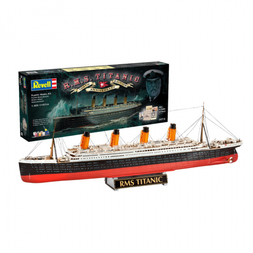 Revell - Gift Set R.M.S. Titanic 100th Anniversary 1:400 i gruppen PUSLESPIL / Modelbygning / Revell / Køretøj hos Spelexperten (R-05715)