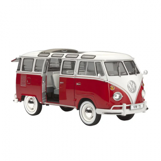 Revell - Volkswagen T1 Samba Bus 1:24 - 173 Pcs i gruppen PUSLESPIL / Modelbygning / Revell / Køretøj hos Spelexperten (R-07399)