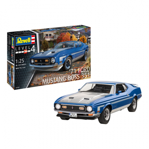 Revell - 71 Mustang Boss 351 1:25 i gruppen PUSLESPIL / Modelbygning / Revell / Køretøj hos Spelexperten (R-07699)