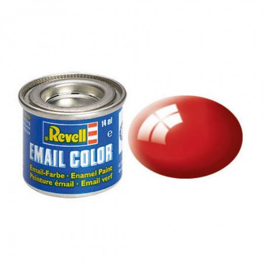 Revell - Red, Gloss 14 ml i gruppen PUSLESPIL / Modelbygning / Revell / Maling, pensler og lim hos Spelexperten (R-32131)