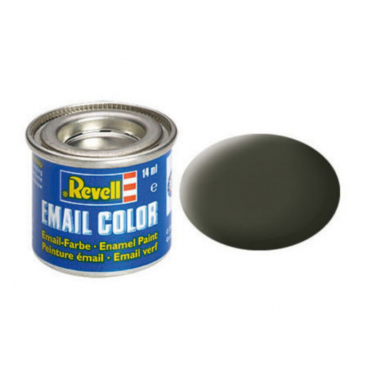 Revell - Olive Yellow, Matt 14 ml i gruppen PUSLESPIL / Modelbygning / Revell / Maling, pensler og lim hos Spelexperten (R-32142)