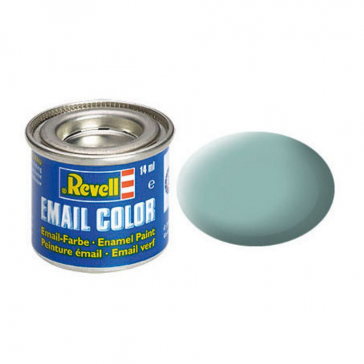 Revell - Light Blue, Matt 14 ml i gruppen PUSLESPIL / Modelbygning / Revell / Maling, pensler og lim hos Spelexperten (R-32149)