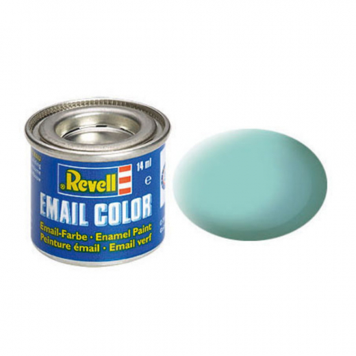 Revell - Light Bluegreen, Matt 14 ml i gruppen PUSLESPIL / Modelbygning / Revell / Maling, pensler og lim hos Spelexperten (R-32155)