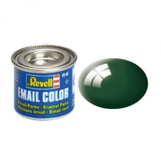 Revell - Moss Green, Gloss 14 ml i gruppen PUSLESPIL / Modelbygning / Revell / Maling, pensler og lim hos Spelexperten (R-32162)