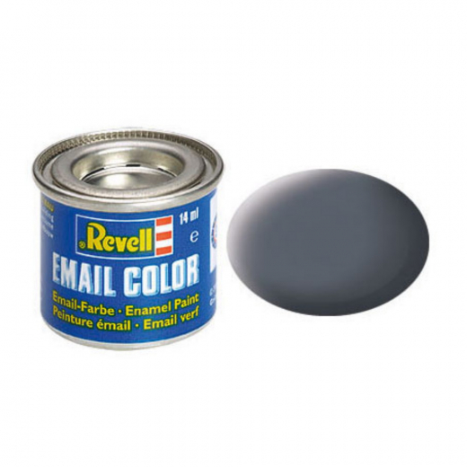 Revell - Basalt Grey, Matt 14 ml i gruppen PUSLESPIL / Modelbygning / Revell / Maling, pensler og lim hos Spelexperten (R-32177)