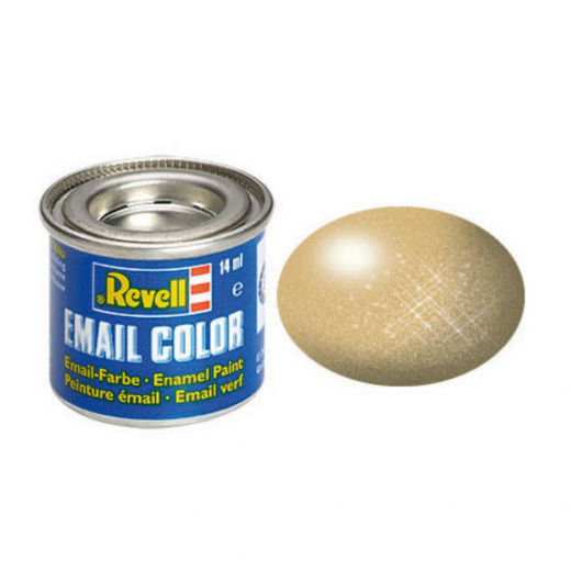 Revell - Gold, Metallic 14 ml i gruppen PUSLESPIL / Modelbygning / Revell / Maling, pensler og lim hos Spelexperten (R-32194)