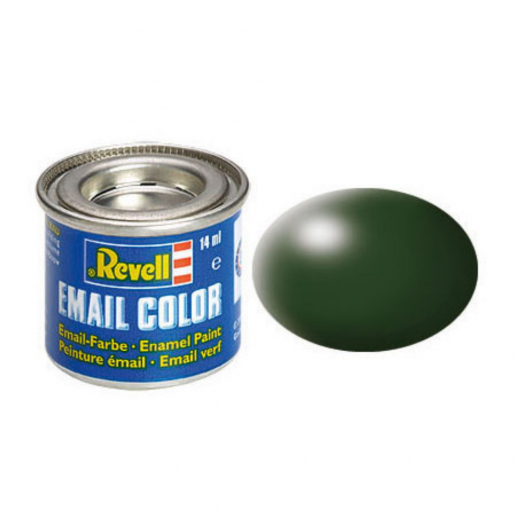 Revell - Dark Green, Silk 14 ml i gruppen PUSLESPIL / Modelbygning / Revell / Maling, pensler og lim hos Spelexperten (R-32363)