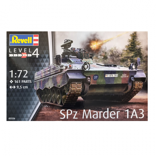 Revell - SPz Marder 1A3 1:72 - 161 pc i gruppen PUSLESPIL / Modelbygning / Revell / Kampkøretøjer hos Spelexperten (R-3326)