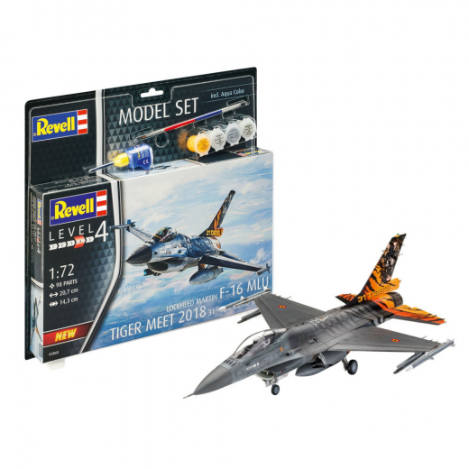 Revell Model Set - Lockheed Martin F16 MLU 1:72 - 98 Bitar i gruppen PUSLESPIL / Modelbygning / Revell / Kampkøretøjer hos Spelexperten (R-3860)