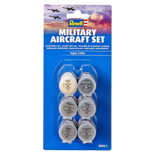 Revell - Military Aircraft Set i gruppen PUSLESPIL / Modelbygning / Revell / Maling, pensler og lim hos Spelexperten (R-39071)