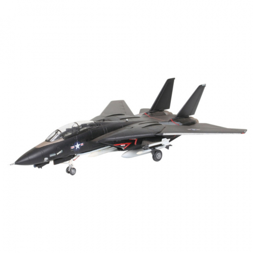 Revell - F-14A Black Tomcat 1:144 - 49 Pcs i gruppen PUSLESPIL / Modelbygning / Revell / Kampkøretøjer hos Spelexperten (R-4029)