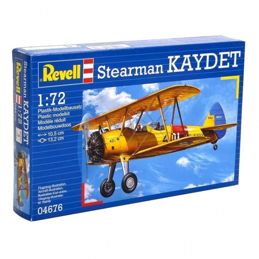 Revell - Stearman Kaydet 1:72 - 29 Pcs i gruppen PUSLESPIL / Modelbygning / Revell / Kampkøretøjer hos Spelexperten (R-4676)