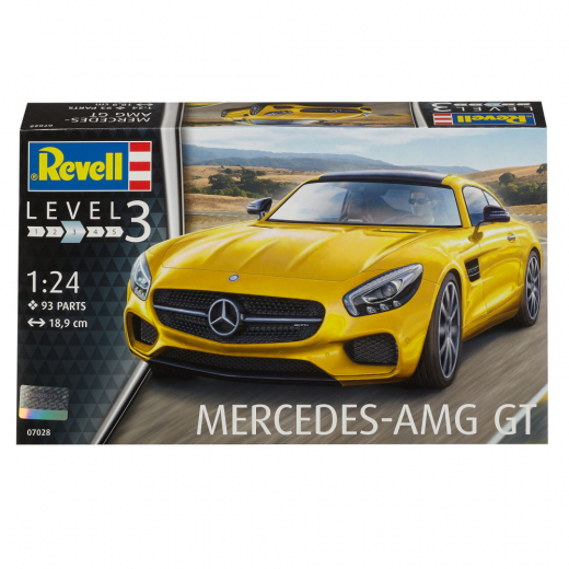 Revell - Mercedes-AMG GT 1:24 - 93 Pcs i gruppen PUSLESPIL / Modelbygning / Revell / Køretøj hos Spelexperten (R-7028)